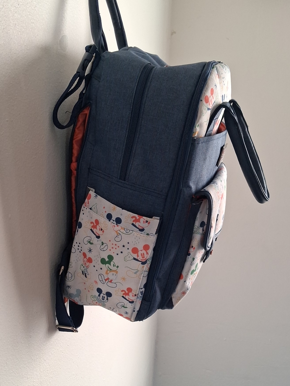 Disney Mickey Mouse Diaper Bag Backpack - Picture 2 of 11
